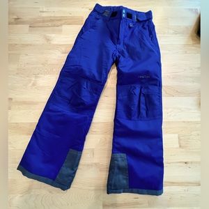EUC Arctix Kids Deep Royal Blue Snow Pants with Gray Accents